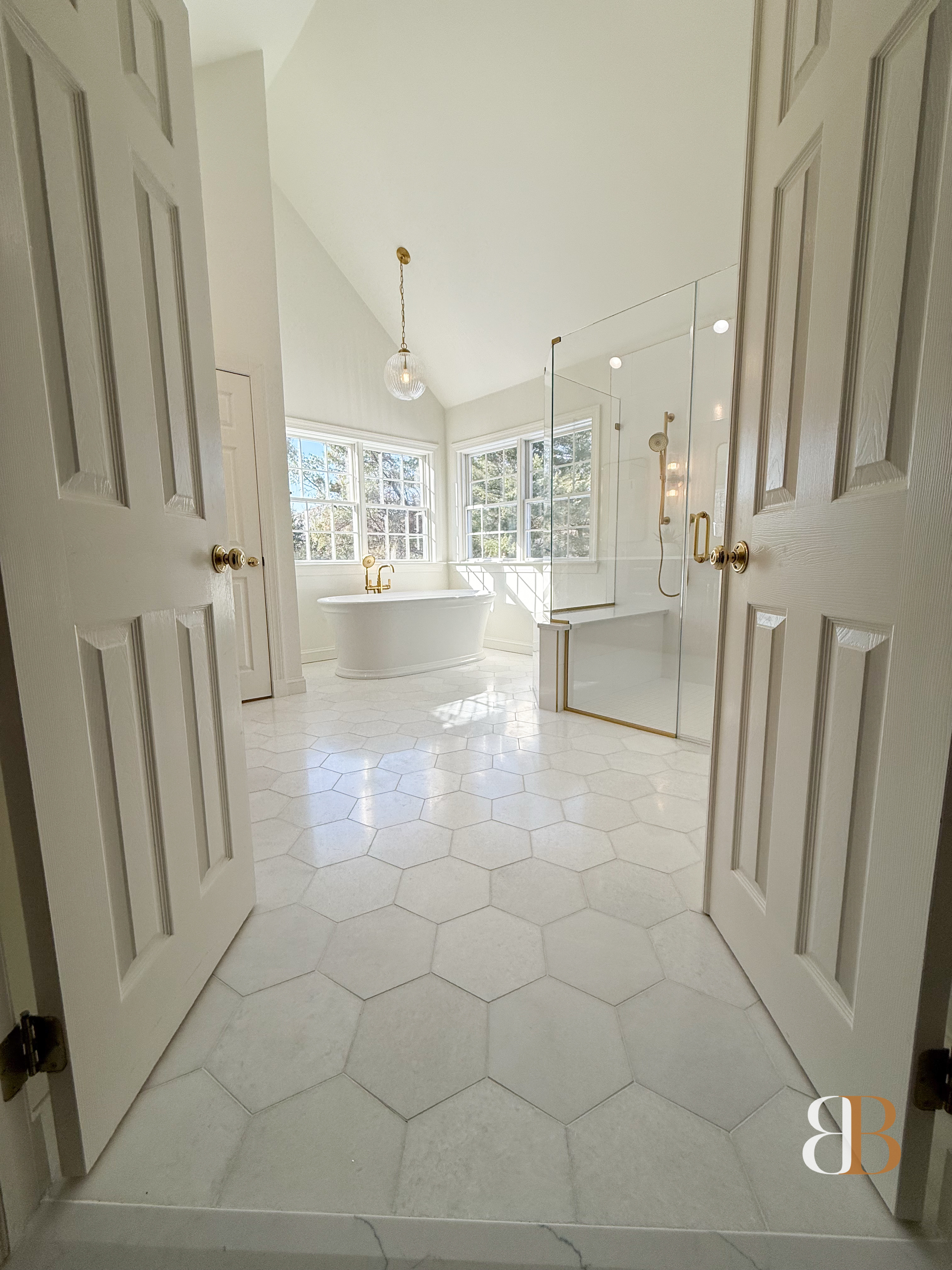 Contemporary bathroom remodel in Doylestown by B&B Associates Creations — photo 4